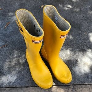 Hunter rain boots